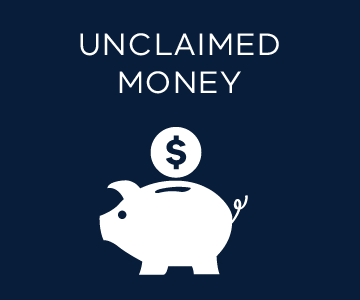 Icon showing unclaimed money